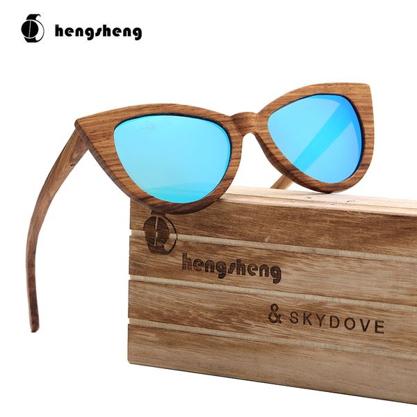 

skydove cat eye zebra wood sunglasses custom fashion sunglasses women 2020 sport polarized for men, White;black