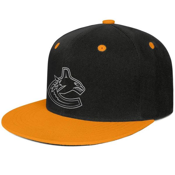 

vancouver canucks ice hockey flat brim baseball cap styles personalized trucker hats team blue heart gay pride rainbow gold, Blue;gray