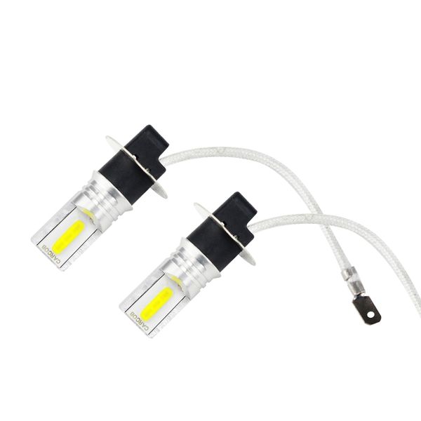 

2pcs high power waterproof ip65 12v brightness h3 led fog light bulb for cars