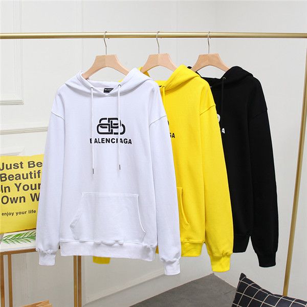 

2019 quality new style hoodies brand designer mens long sleeve hoodie fashion embroidery letter pullover medusa sweatshirts selling, Black
