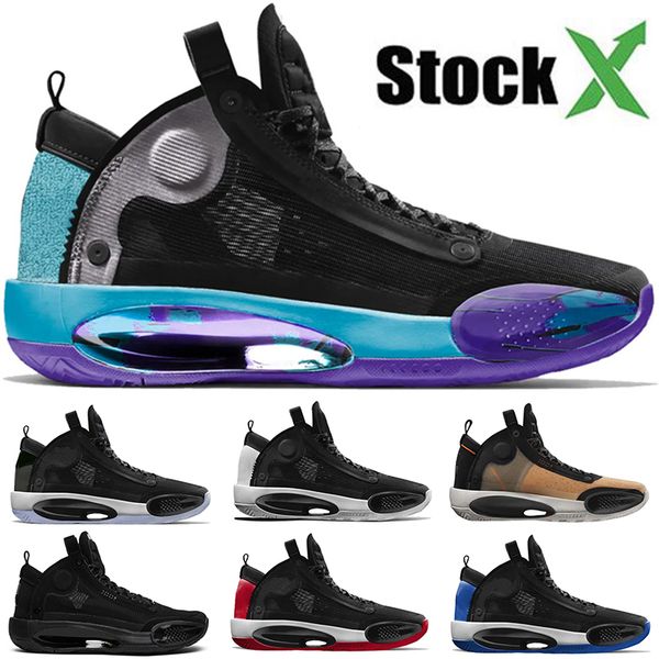 

2020 fashion designer jumpman xxxiv 34s basketball shoes stock x royal blue space jam eclipse amber rise black cat for men size 7-12
