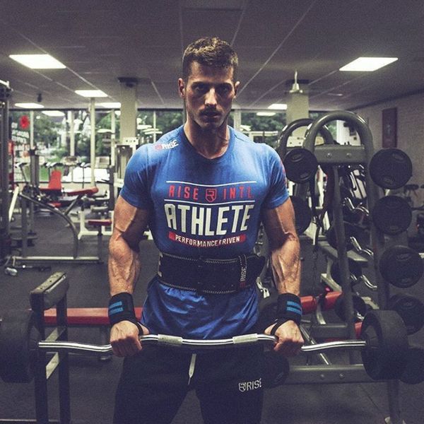 

мужчины дизайнер футболки лето мода спорт стиль активные тройники роскошные письмо отпечатано футболки бренда с коротким рукавом дышащий top, White;black