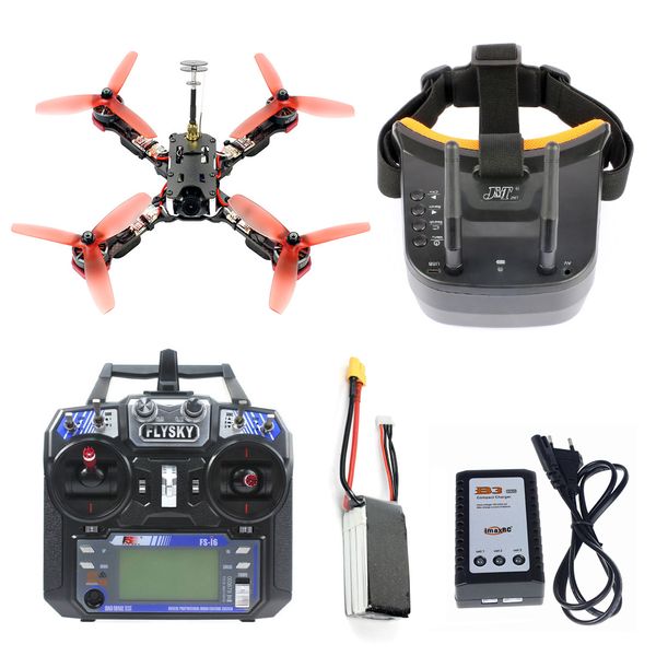 

218mm 2.4g 6ch rc racing quadcopter rtf betaflight f4 pro v2 blheli-s 30a 5.8g 25/200/400mw vtx mini 700tvl camera fpv drone