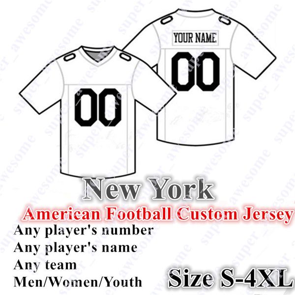 

New York CUSTOM American Football Jerseys Darnold 26 Bell 88 Montgomery 82 Crowder 11 Anderson 48 Jenkins 33 Adams 57 Mosley Size S- 4XL