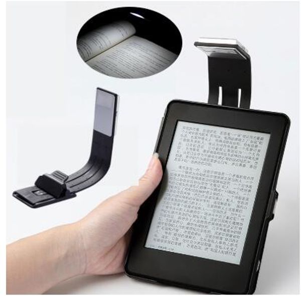 Şarj Edilebilir E-Kitap Kindle Kağıt için LED Işık USB LED Güç Bankası Okuma Lambası 4 Yoğunluklar Aydınlatma Esnek E-Oku Kitap Işık