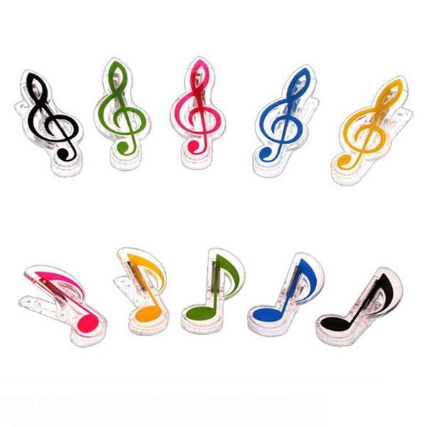 

plastic music note clip piano book page clamp musical treble clef clips wedding birthday party favor gifts