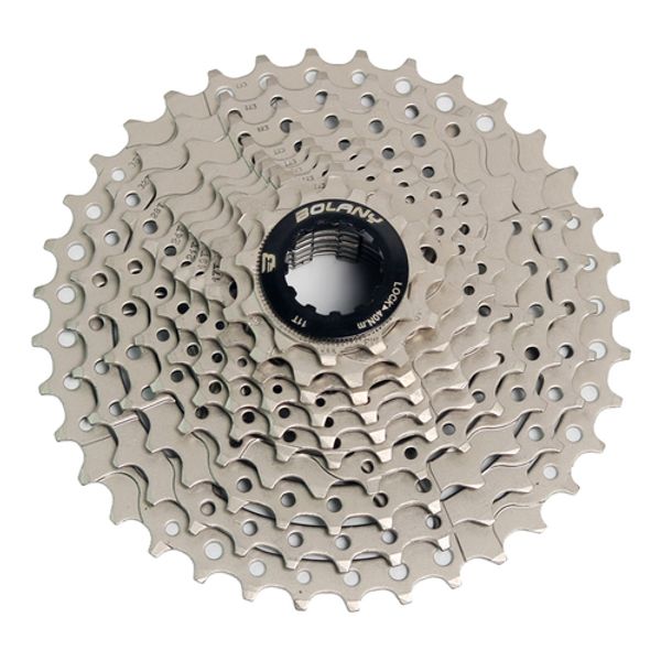 

bicycle 10s 11-36t cassette silver black heel flywheel sprocket steel mountain road bike wheel cycling 10 speed 36 t