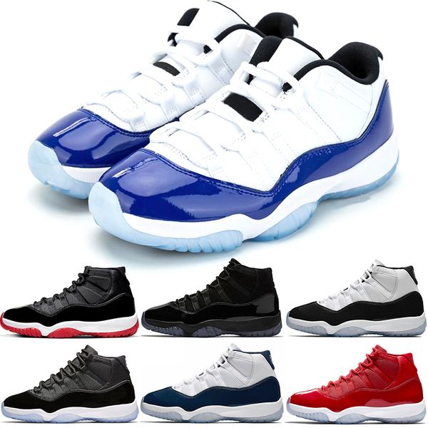 

men women basketball shoes 11s mens trainers blue concord cap and gown concord num45 win lake 82 96 trainers sports sneakers size 36-47