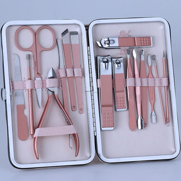 

wholesale new stainless steel nail clippers fingernail toenail nail cutter scissors grooming kit pedicure manicure tools+dhl