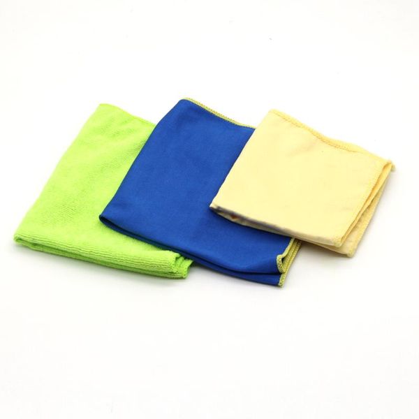

3pcs/set microfiber household cleaning towel glass cloth brushed fleece cloth