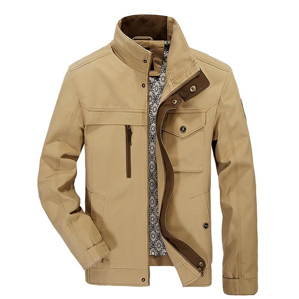 

2019 new style short multi-pockets jacket youth fashion casual large size fashion coat 55166, Black;brown