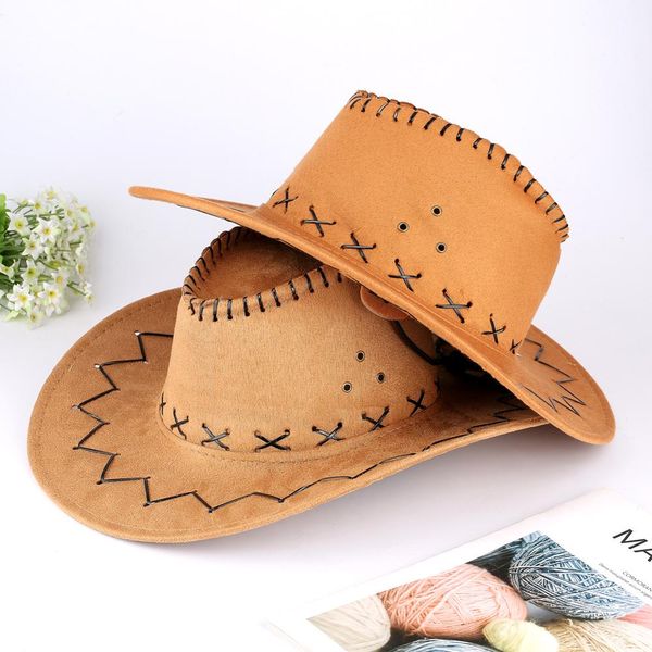 

women men cowboy hats leather caps wide brimmed western sun hats flat jazz black coffee autumn spring bucket england