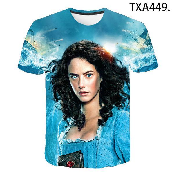 

летняя мода новый продукт 3d печать футболка женская футболка мужская топ повседневная детская одежда, White;black