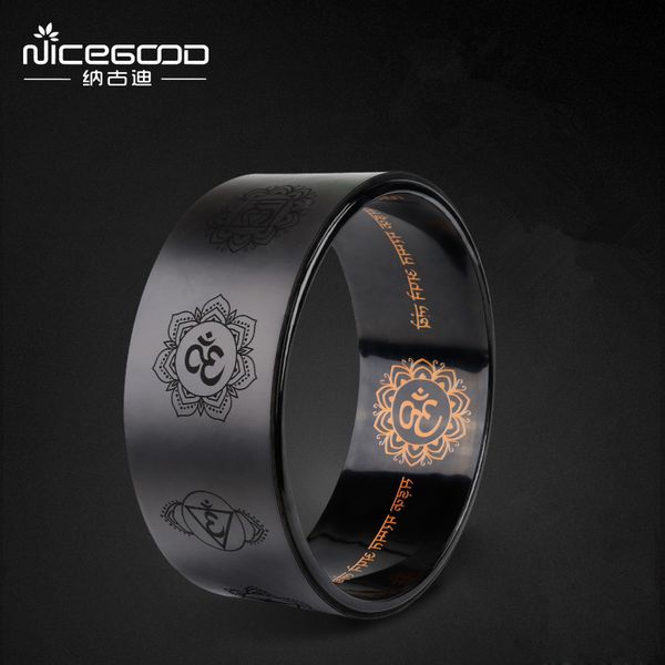 

classical black yoga wheel professional pu yoga circle gym workout back training tool pliates fitness bodybuilding ring