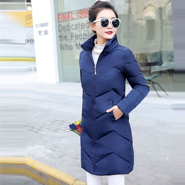 

5xl 6xl big size women autumn winter jacket standing collar fashion women's parkas classic women winter coat female long jacket, Tan;black