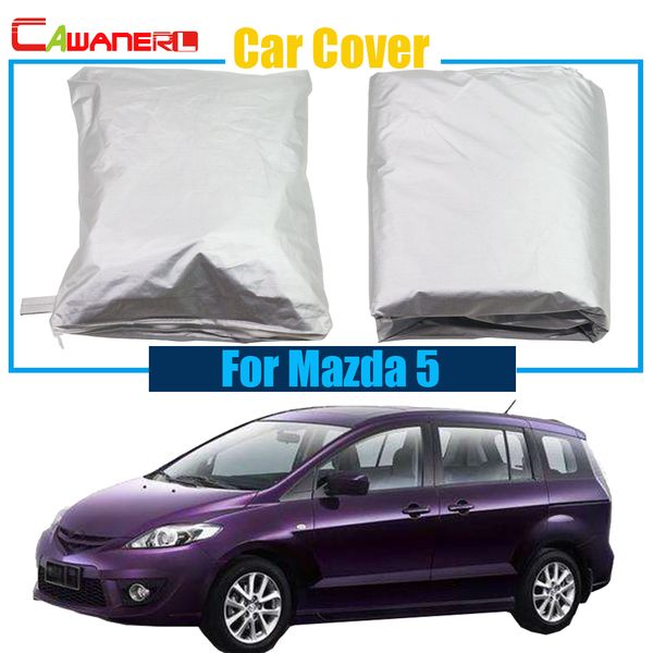 

cawanerl car cover uv anti sun rain snow resistant protector cover sun shade for 5