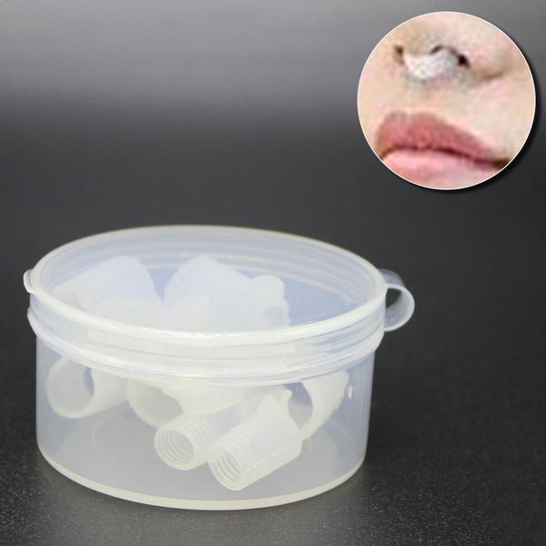 

4 pcs per pack silicone snoring ser mini anti-snore device ssnoring nose clip clamp sleeping aid equipment ssnoring