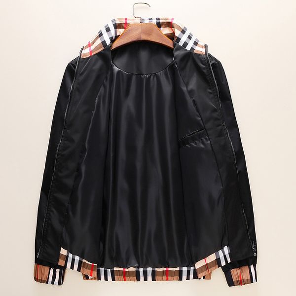 

мужские дизайнерские куртки люкс patterns thin пальто вскользь британский стиль мальчик tops wear марка ветрозащитный одежда 2020 для оптово, Black;brown