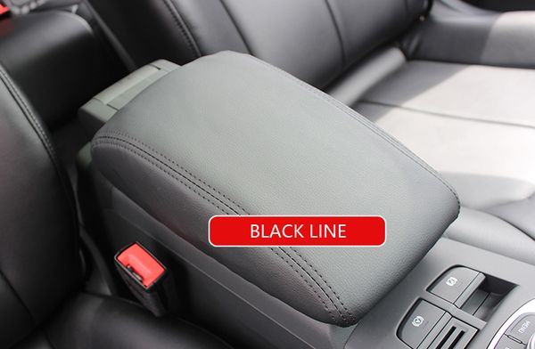 

100% pu leather car armrest box cover car accessories for audi a6 c6 c7 2005-2011 2012-2018