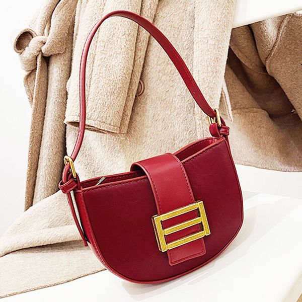 

vintage shoulder bag luxury handbag women bags designer mini pu leather crossbody bag female purse retro totes bolso mujer