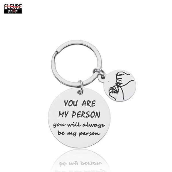 

custom key chain key ring friend friendship keychain gift for women men girls boys graduation wedding wedding gift ring, Silver