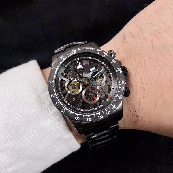 

All new men 039 watch carbon fiber watch ring continuou ly mechanical movement automatic watch montre de luxe per onality reloj de lujo, Slivery;brown