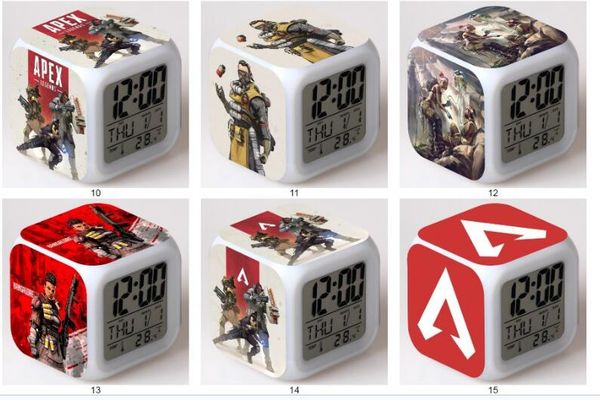 

apex legends alarm clock apex legends digital desk square alarm clock with led screen desk clock table clocks 48colors