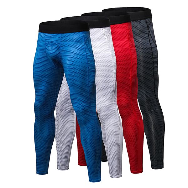 

yel men running pants for elastic sport workout training pants gym clothing fitness tight sport jogging traouser men's leggings, Black;blue
