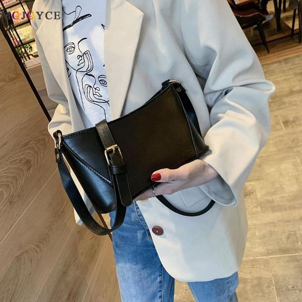 

retro pu leather women shoulder messenger bag solid purse crossbody handbag