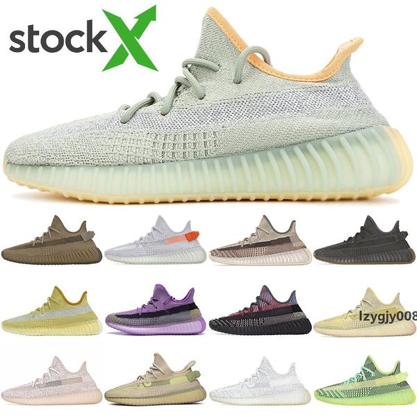 

kanye west спортивные кроссовки новый yecheil yeehu облако белый черный статический 3 м светоотражающие мужчины женщины кроссовки gid glow z