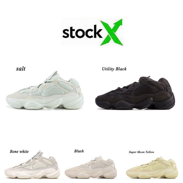 

new soft vision bone white 500 kanye west men designer shoes mens womens super moon yellow utility black casual shoes sneakers trainers