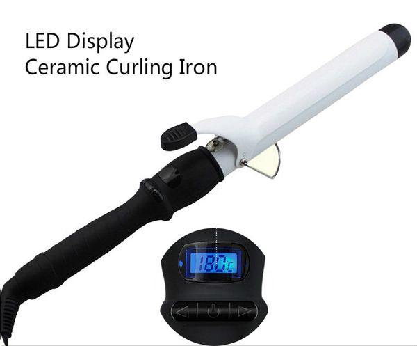 

professional ceramic hair curler lcd hair curling iron roller hair curls wand fashion styling tools