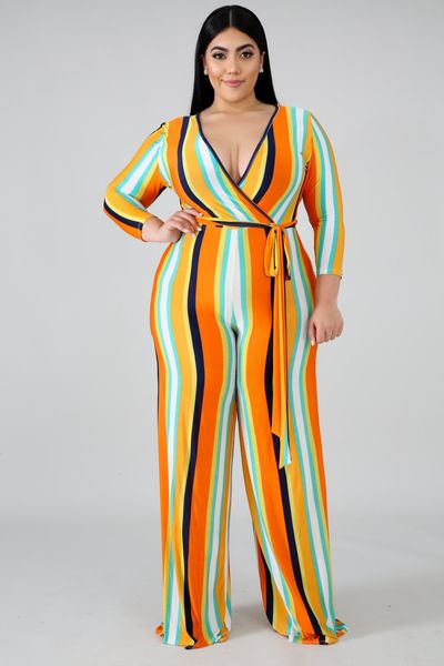 

2019 spring summer europe and the united states plus-size jumpsuit, Black;gray