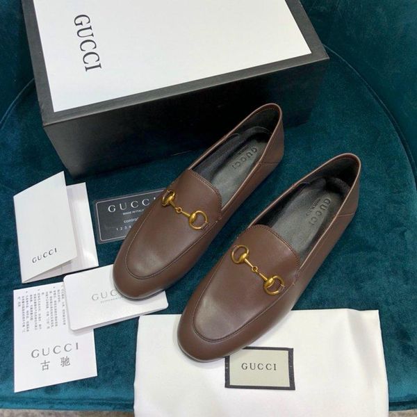 

125 luxury fashiondesigner women's party driving casual shoes no lace up loafers triple vintage women's shoes classic sh