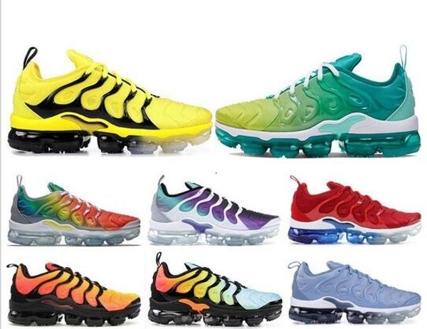 

bumblebee lemon lime tn plus men women running shoes dip dye mint orange triple black mens designer shoes trainers