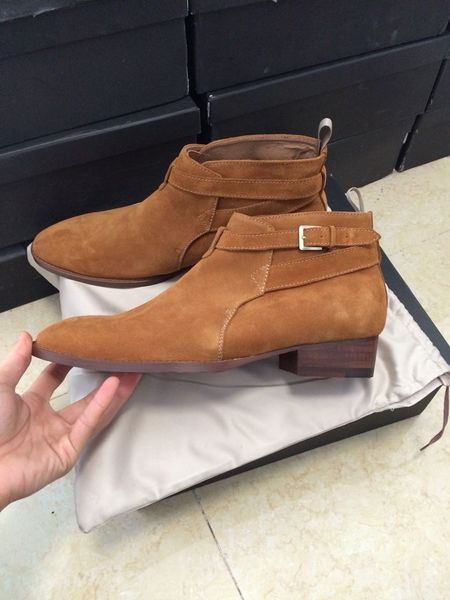 

sl fashion ankle boots new list real picture persional genuine leather fashion boots, Black