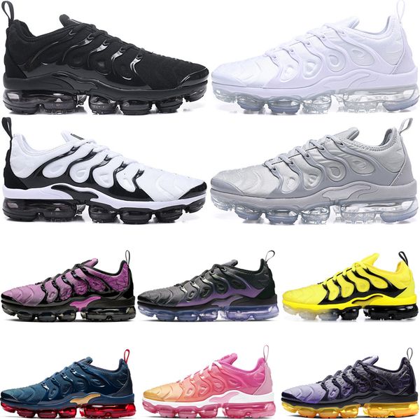 

triple black white plus men women running shoes cool grey light menta black volt bumblebee laser orange mens sport sneakers outdoor trainers