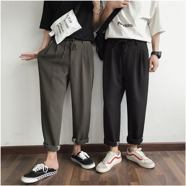 

suit leisure time pants trend directly canister nine part pants a235 -dm239 -p55 fixed price 79, Black