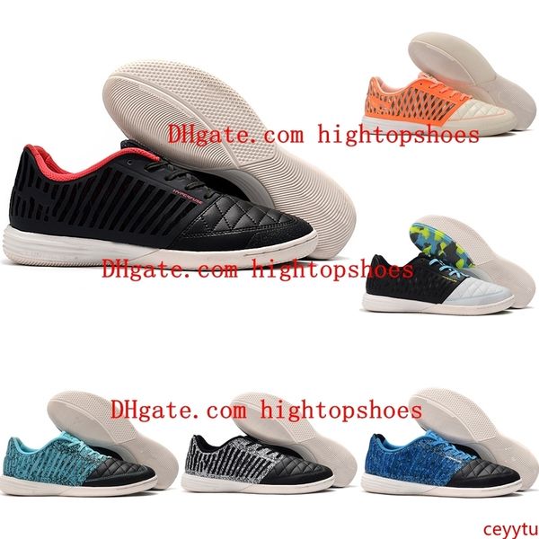 

2019 mens soccer cleats lunar gato ii ic indoor soccer shoes md leather skin football boots tacos de futbol