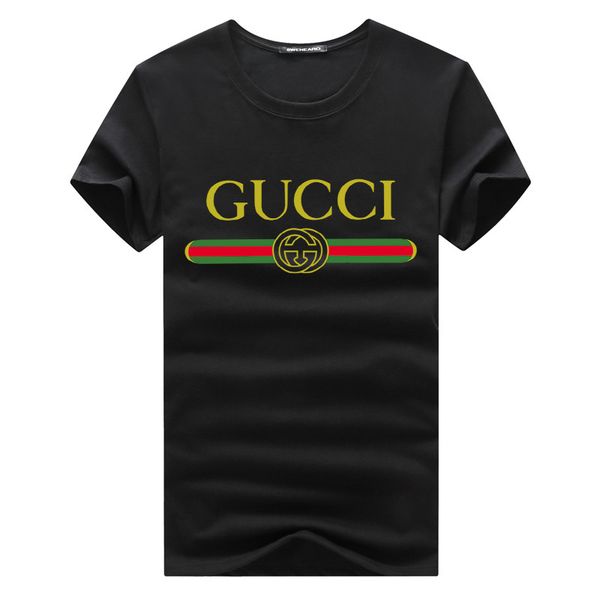 

Luxury 13 brand 13 de igner t hirt hort leeve cotton top tee hirt men men women t hirt g8 13 gucci, White;black