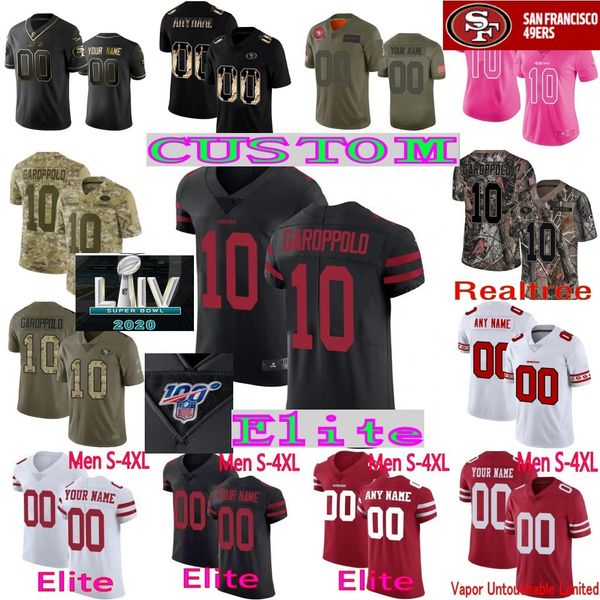 custom black 49ers jersey