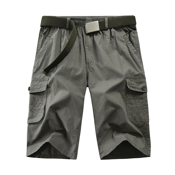 

olome camouflage cargo shorts men 2020 mens casual shorts male loose work man short pants fashion cargo pants, Black