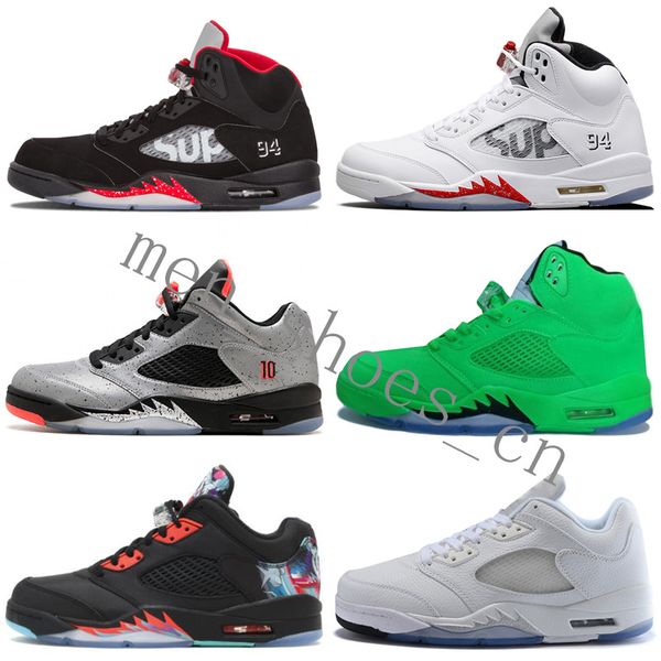 

jumpman 5 island green inspire satin bred fresh wings 5s psg black men basketball shoes paris laney og mens sports sneakers ten