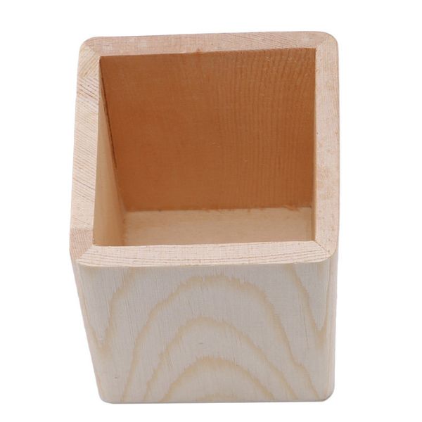 

creative desk organzier bamboo made desk stationery organizer pen pencil case holder storage box case square container