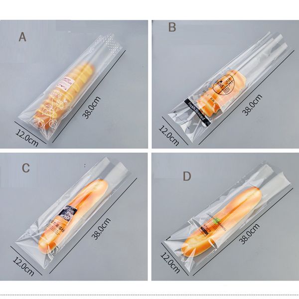 

100pcs plastic bag opp clear bags multi-purpose cellophane bag for bread, candy, soap, biscuits hand made gift party