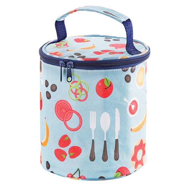 

large capacity warmer picnic durable carry tote oxford cloth insulated and cooler foil inside kitchen fashionable travel cute, Blue;pink