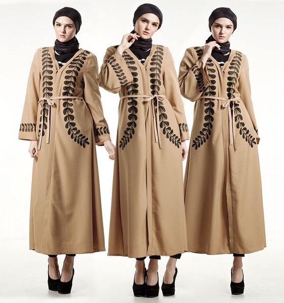 

мусульманское вечернее одеяние марокканский кафтан 2019 robe de soiree dubai кружева аппликация вечернее платье с длинным рукавом женщины пл, Black;red