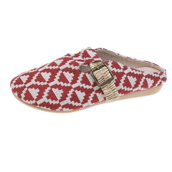 

2020 new summer slippers women wear flat-bottom soft bottom fashion wild net red baotou lazy half-slip sandals, Black