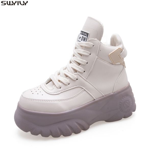 

swyivy pu boots women casual shoes woman spring 2020 new wedges shoes for women boots ankle platform solid ladies booties, Black
