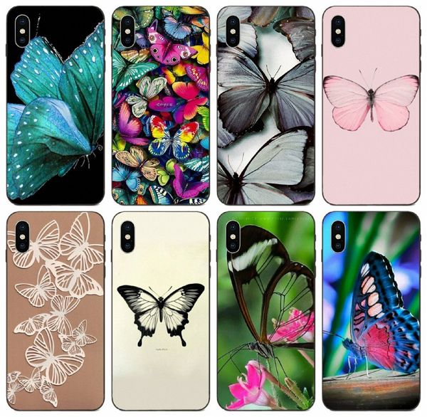 

[tongtrade] minions butterfly case for apple iphone 11 pro max x xs 8s 7s 6s 5 galaxy a30s a40s a50s huawei y9 2018 redmi note 2 vogue case